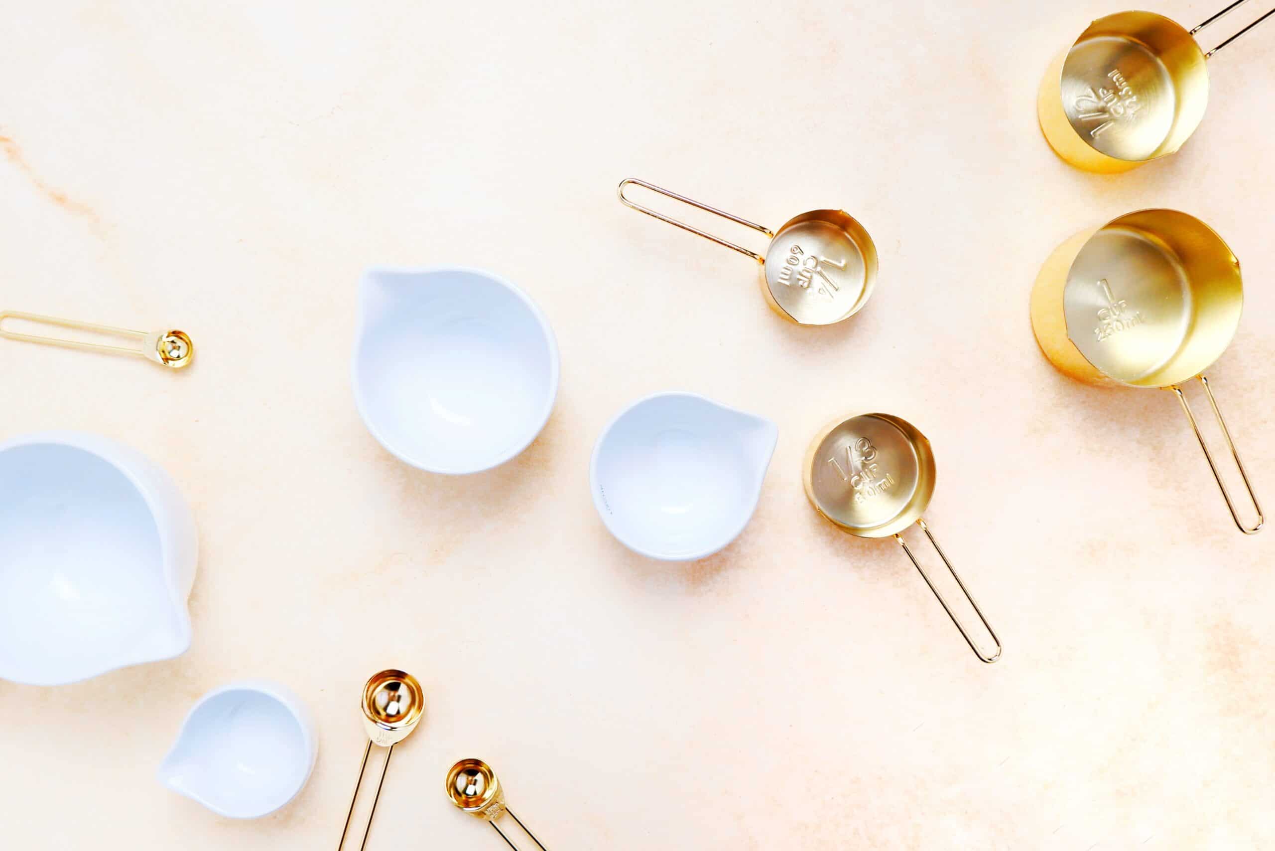 Gold Measuring Spoons - Buttercream