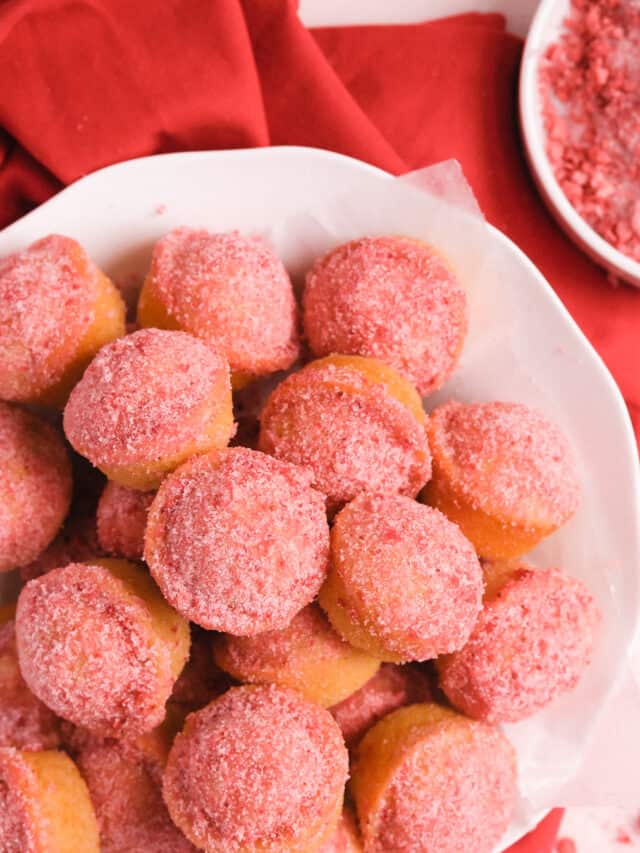 Strawberry Donut Muffins Recipe
