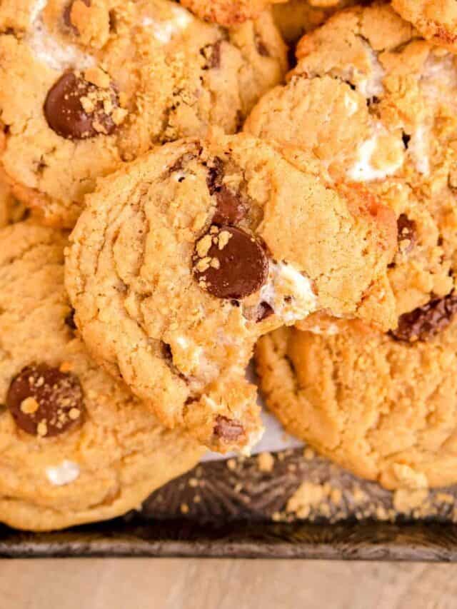 Chewy S'mores Cookies