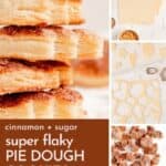 All-Butter Flaky Pie Dough Cookies Recipe pinterest pin graphic