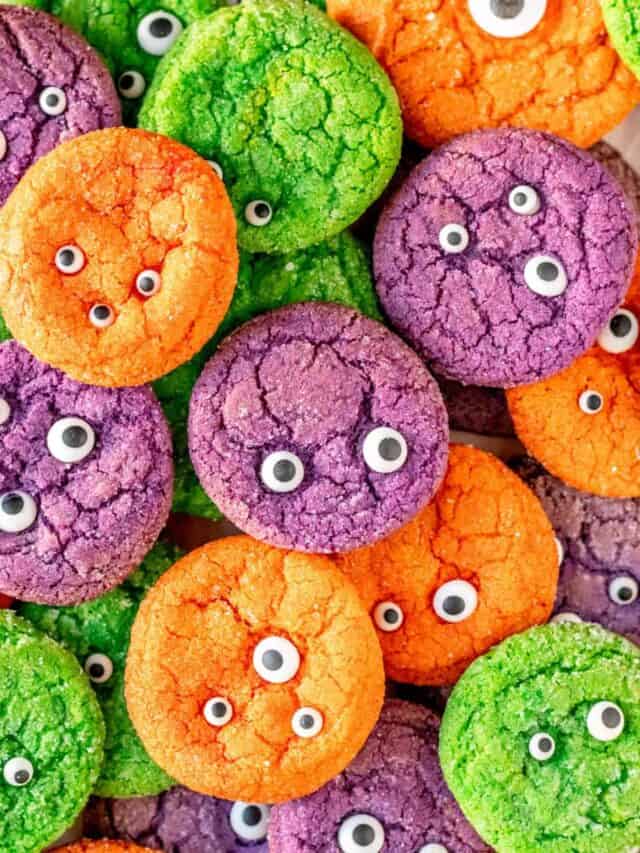 Chewy Monster Sugar Cookies MINT + MALLOW Kitchen