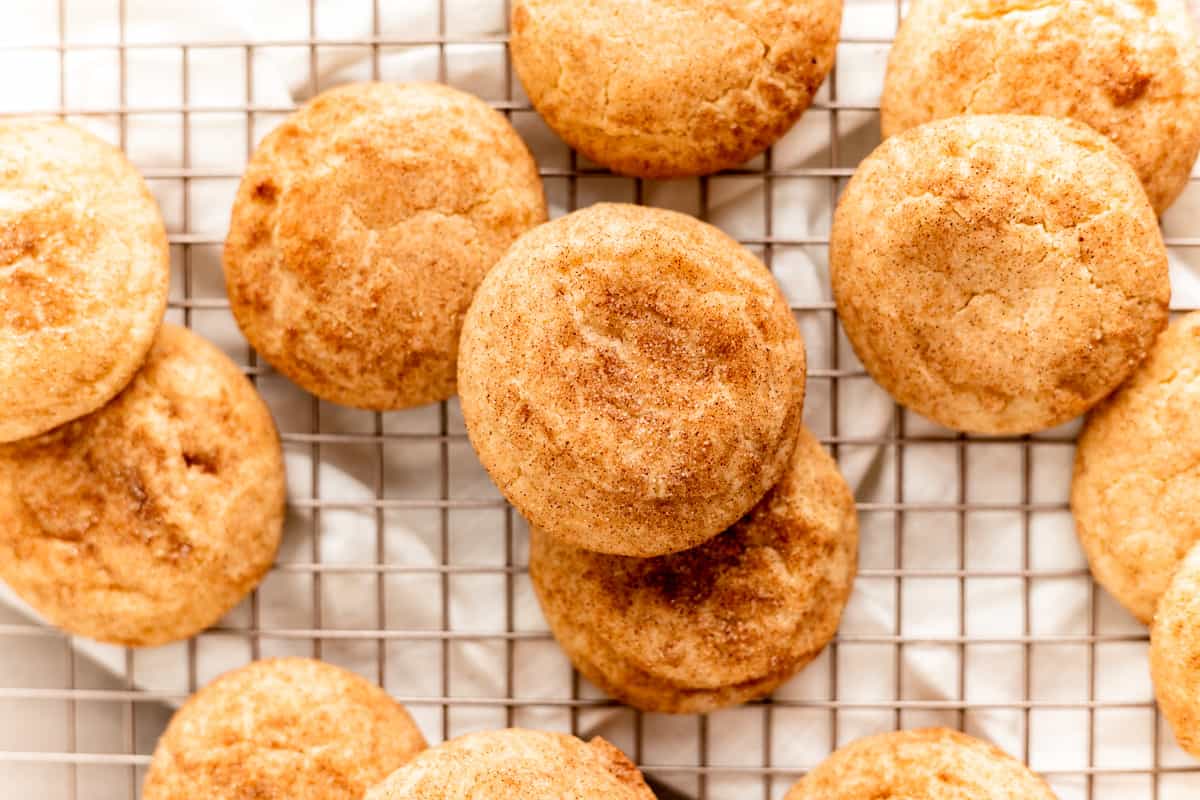 Easy, Soft Snickerdoodle Recipe (without cream of tartar!)