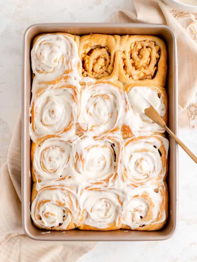 Apple Pie Filling Cinnamon Rolls Recipe