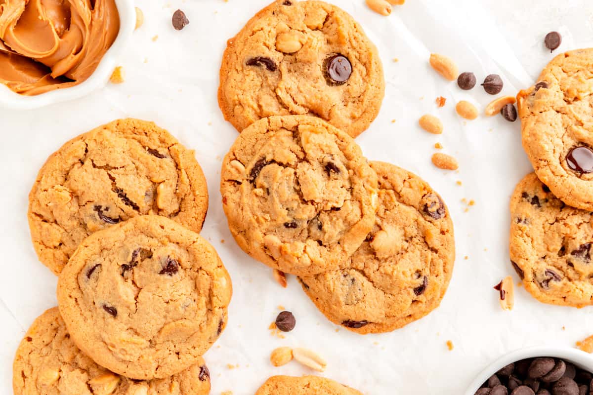 The BEST Chewy Peanut Butter Cookies - MINT + MALLOW