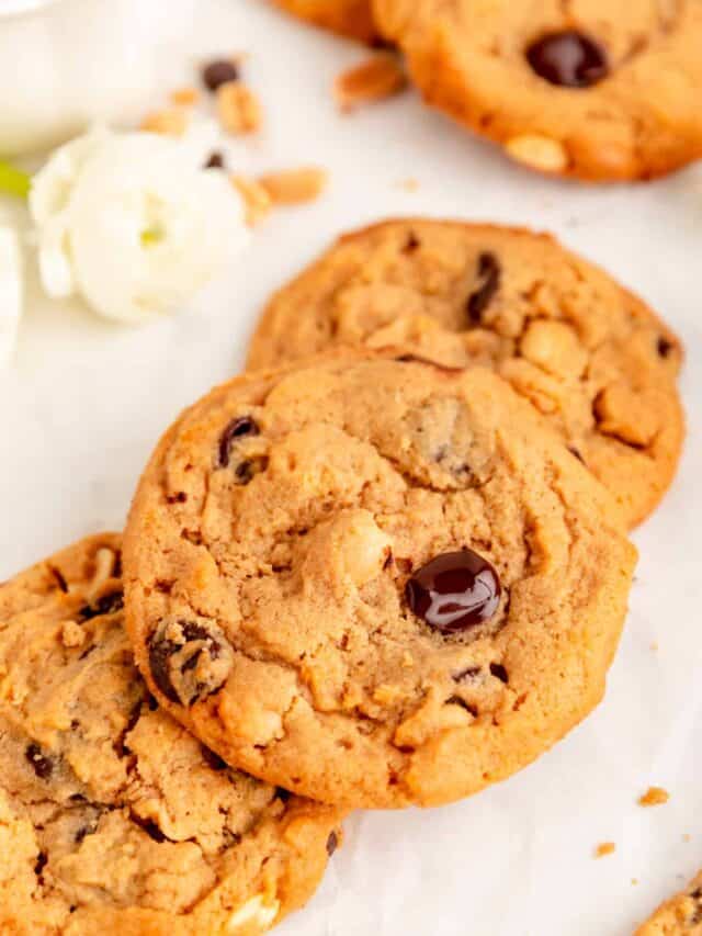 Chocolate Chip Peanut Butter Cookies Mint + Mallow Kitchen