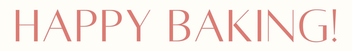 happy baking graphic font.