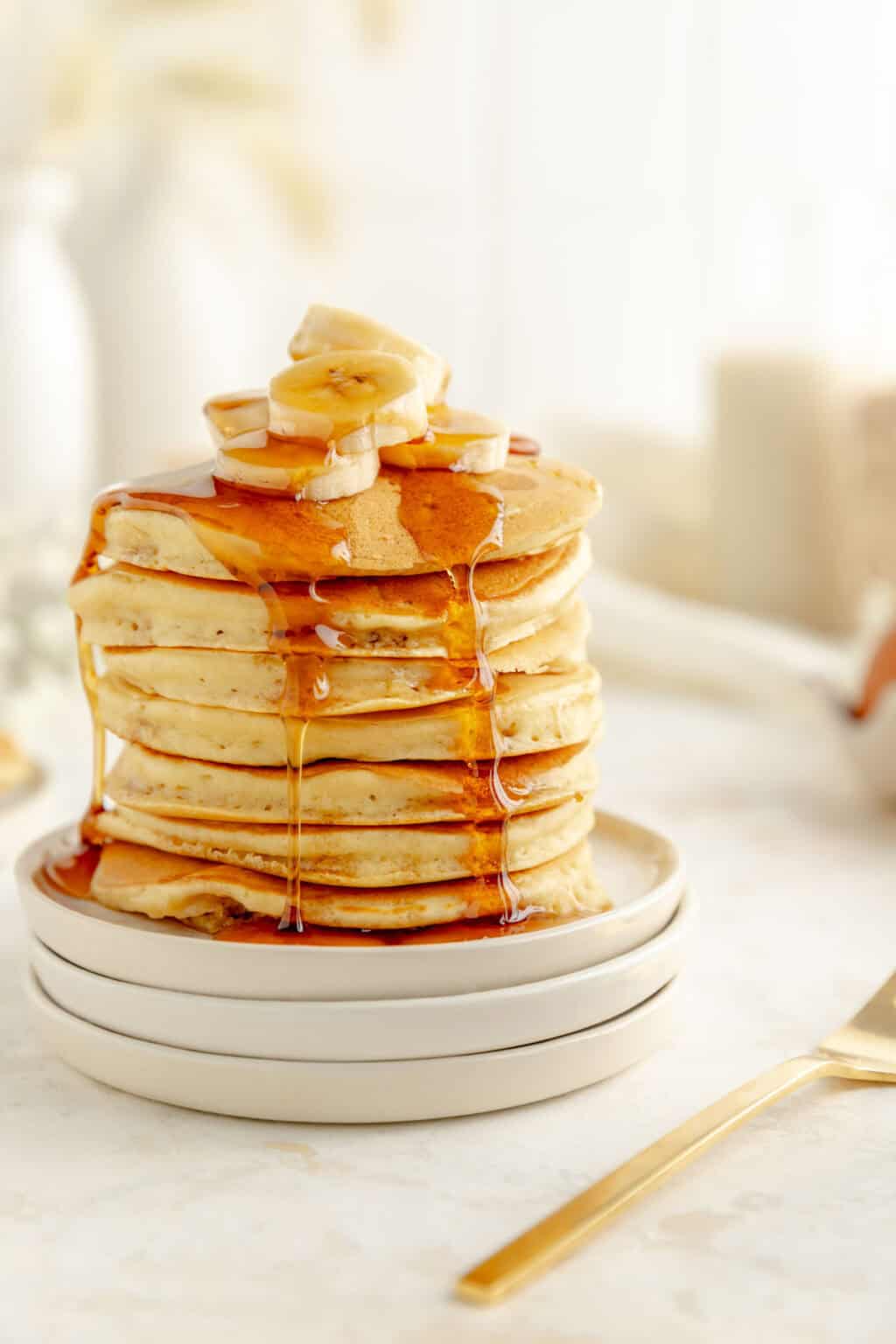 Picture of Easy, Fluffy Oat Milk Pancakes - Mint + Mallow